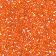 Miyuki delica beads 10/0 - Transparent tangerine ab DBM-151